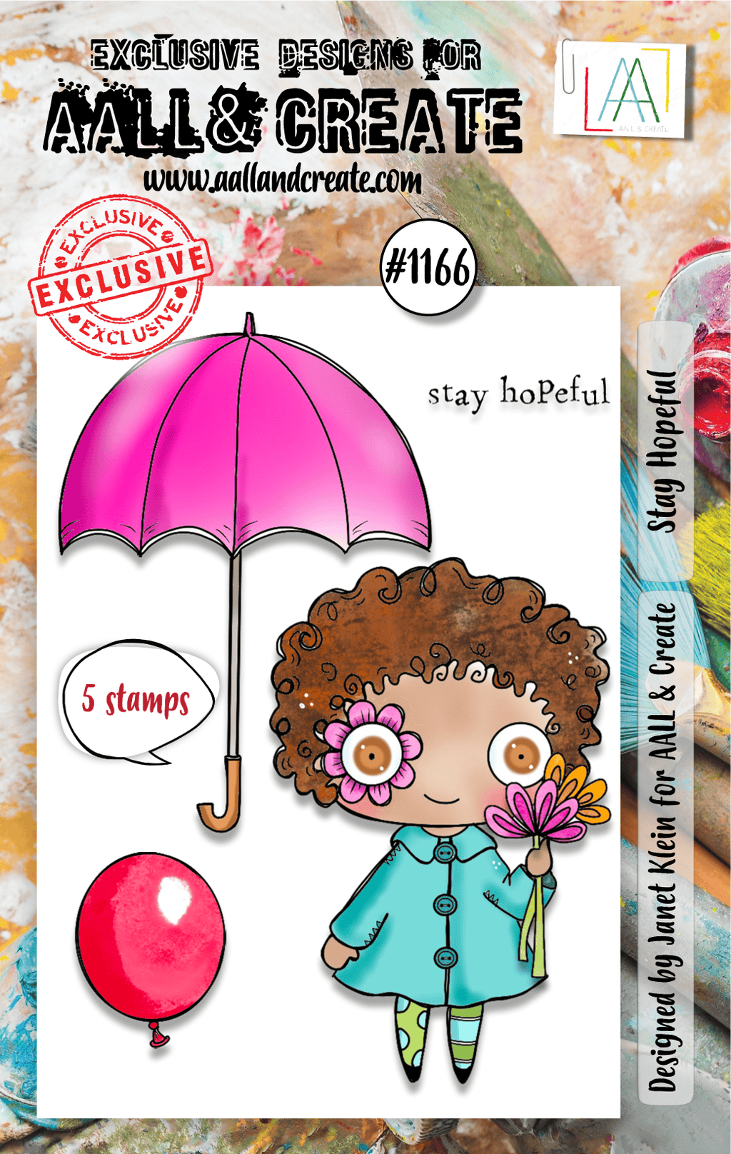 Stay Hopeful - #1166 -A7 Stamp Set - May 2024 image 0