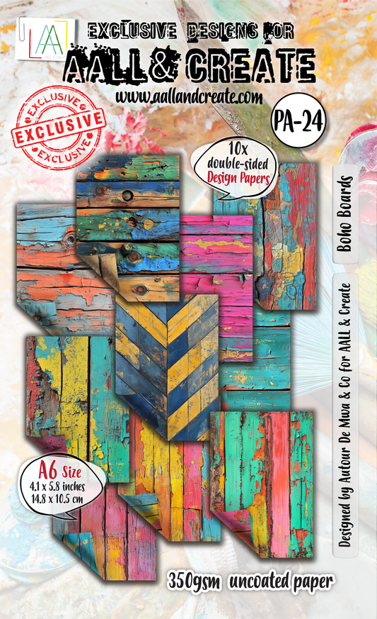 Boho Boards - #24 -A6 Paper - February 2025 image 0