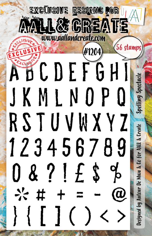 Spelling Spectacle - #1204 - Stamp Set - July 2024 image 0