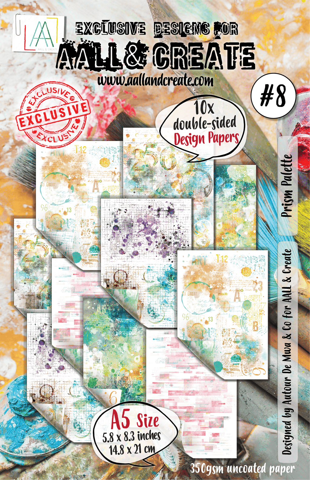 Prism Palette - #8 -A5 Paper - May 2024 image 0
