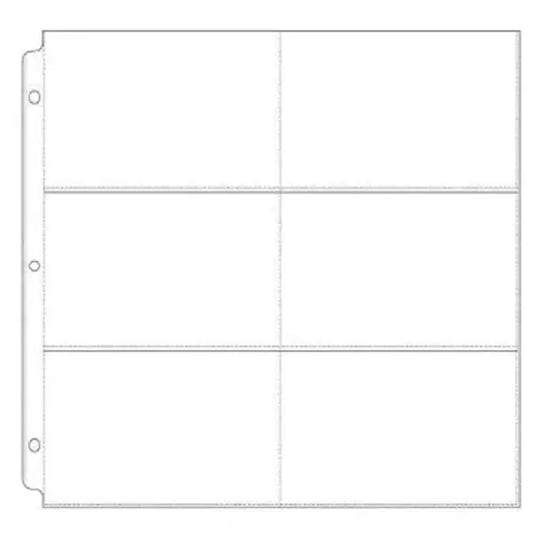 3D Ring Album Refills 6 Pocket image 0