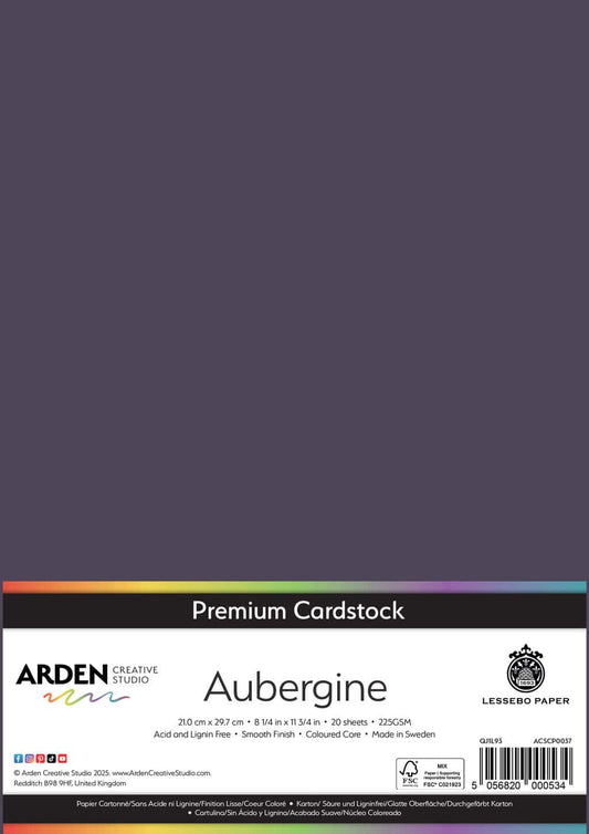 Premium Cardstock-Aubergine image 0
