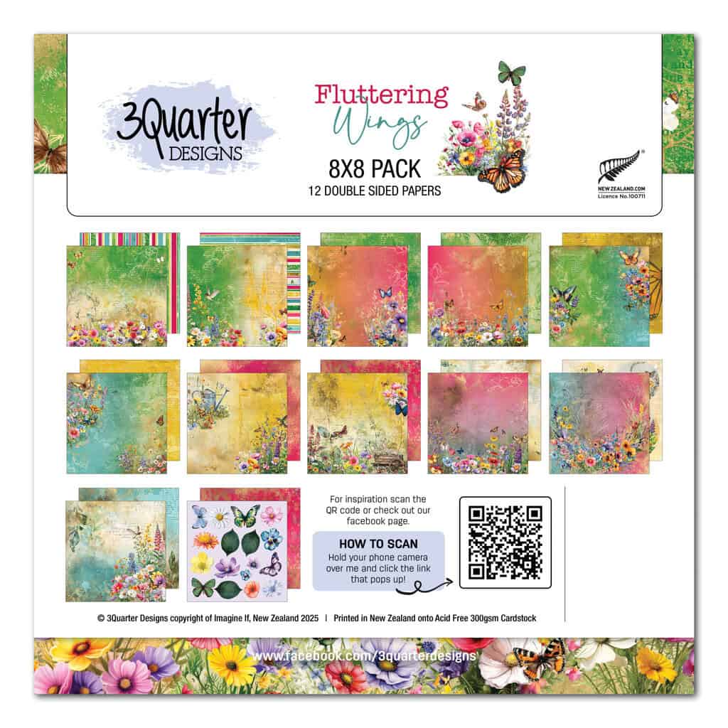 Fluttering Wings 8x8 - June Release image 0