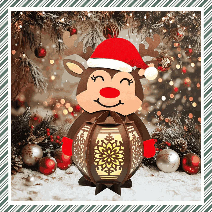 CrafTreat DIY Paper Lanterns - Reindeer