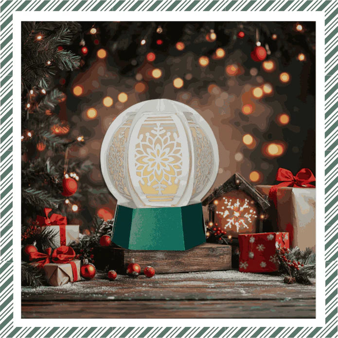 CrafTreat DIY Paper Lanterns - Snowglobe
