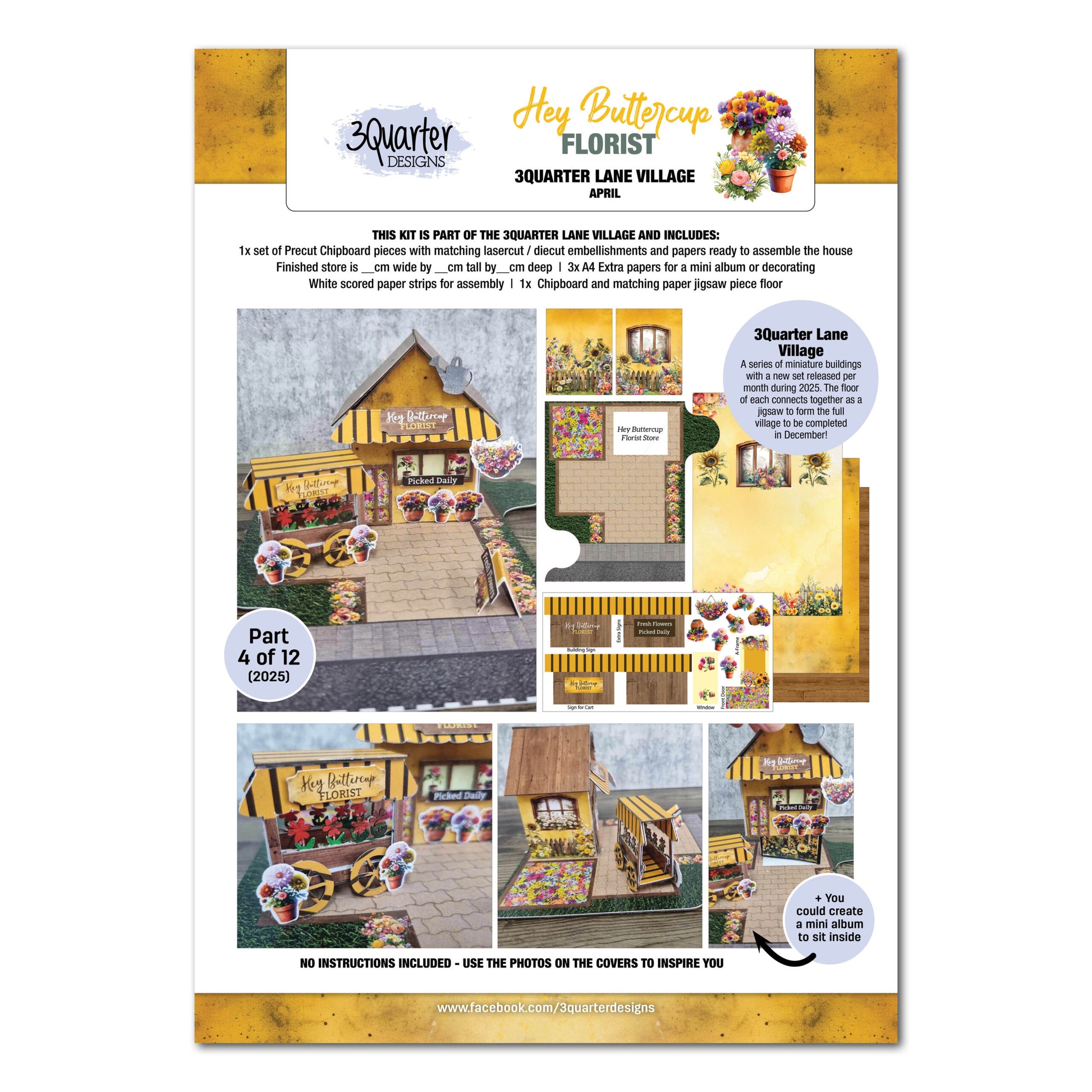 Hey Buttercup Florist- Lane Village- April Release image 0