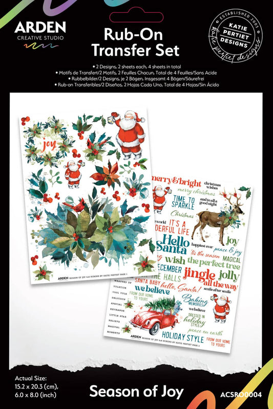 Season of Joy Rub-On Transfer Set image 0