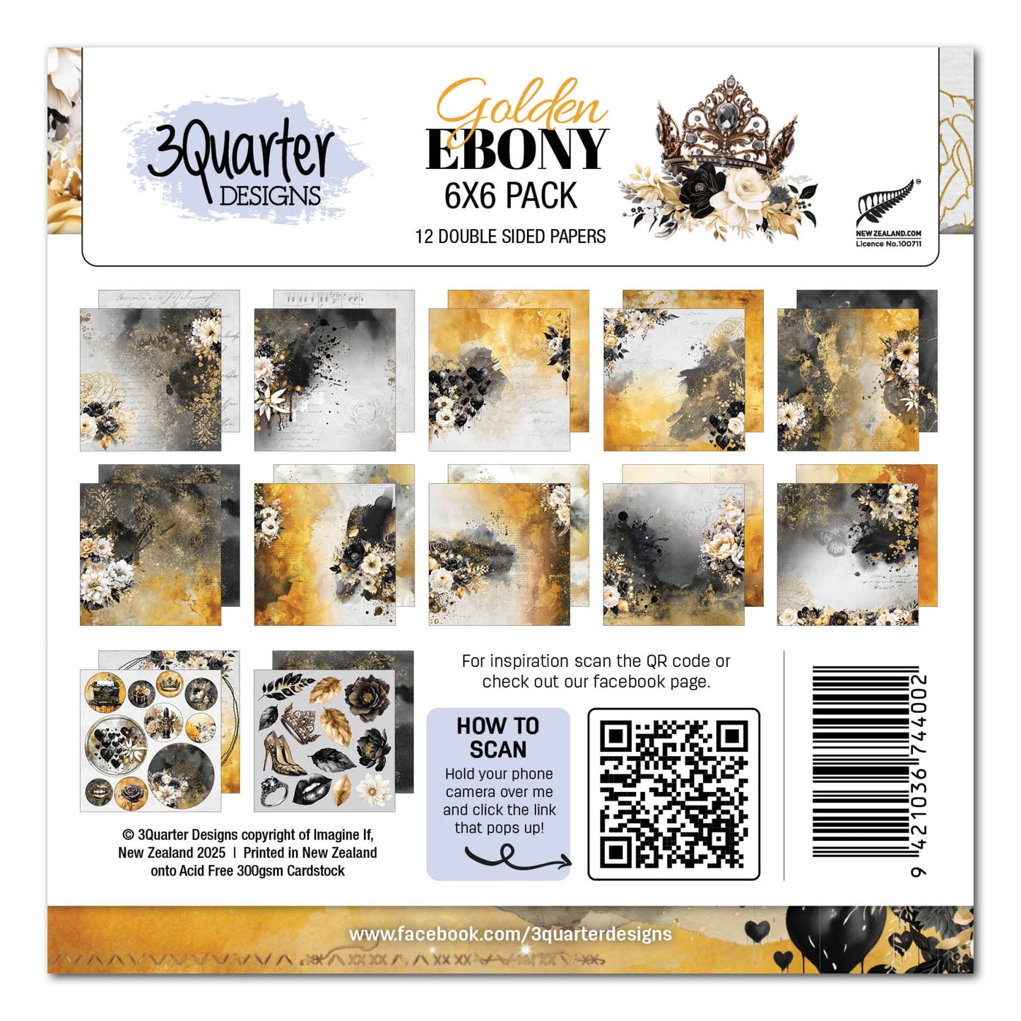 Golden Ebony 6x6 April Release image 0