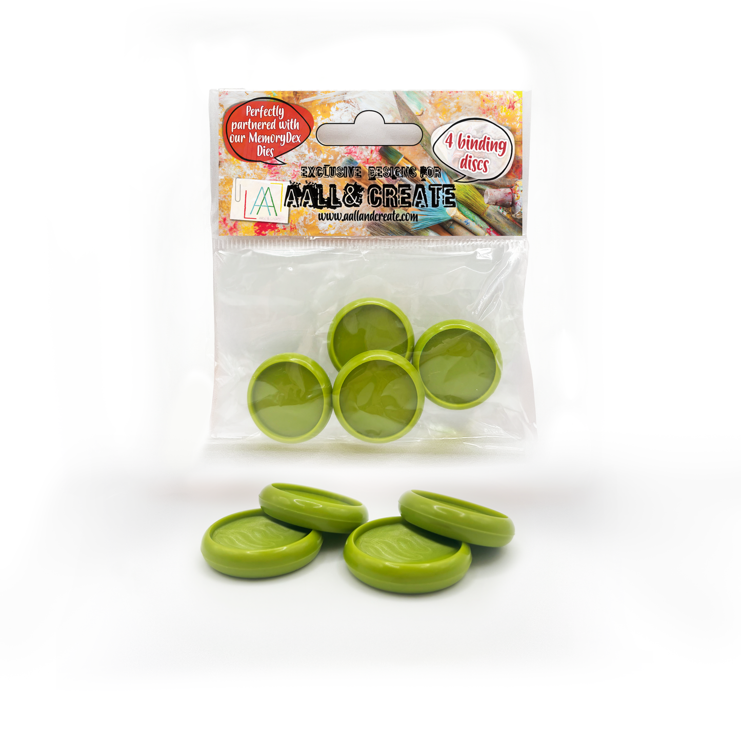 Olive Green- Binding Discs - January 2025 image 0