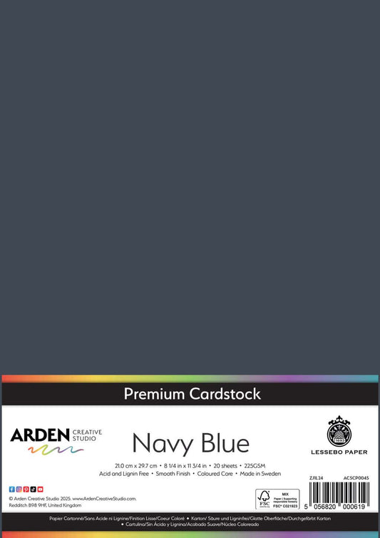 Premium Cardstock-Navy Blue image 0