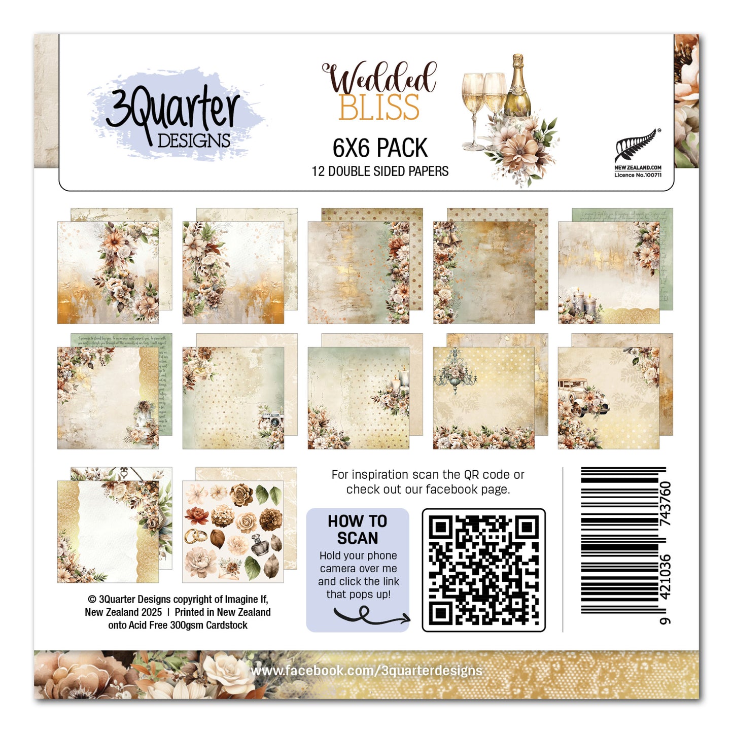 Wedded Bliss 6x6 February Release image 0