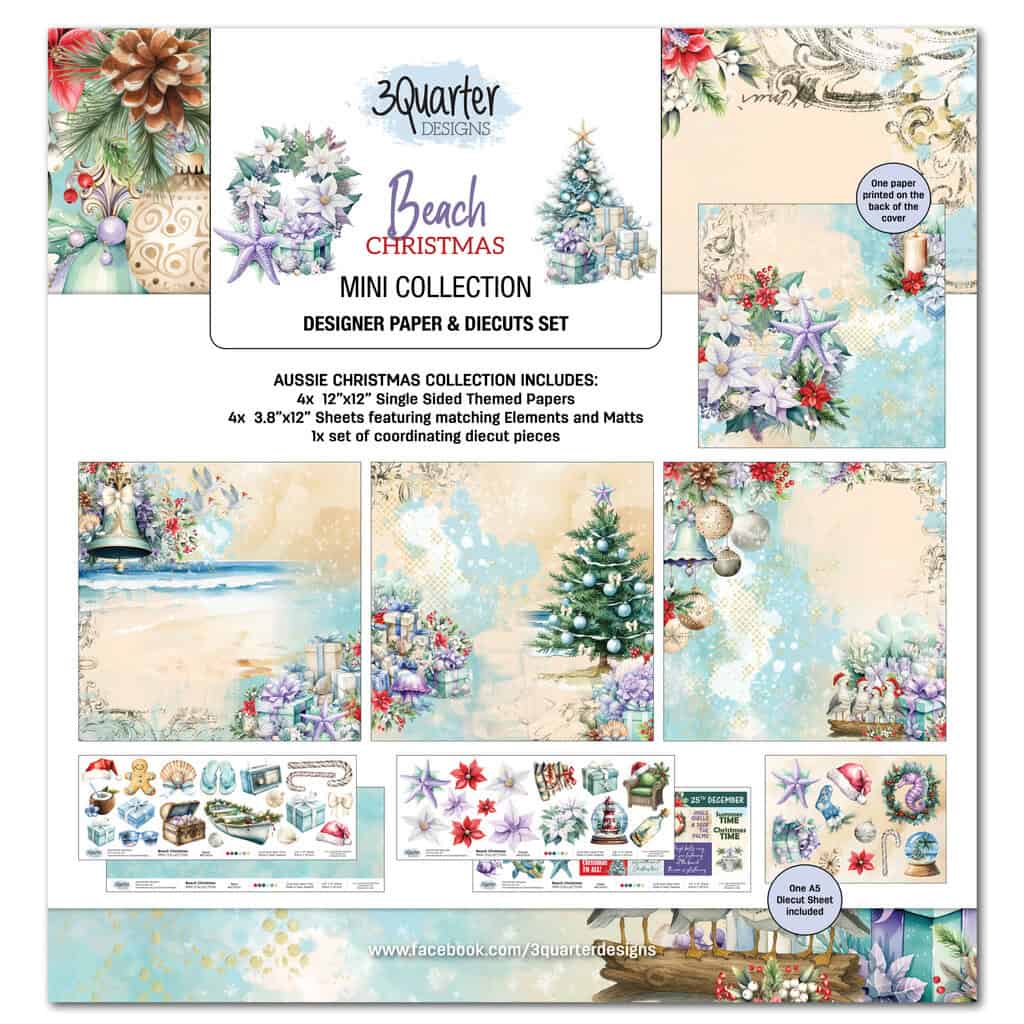 Beach Christmas-Mini Collection + Mini Tuck n Plays + Vellum- December Release image 0