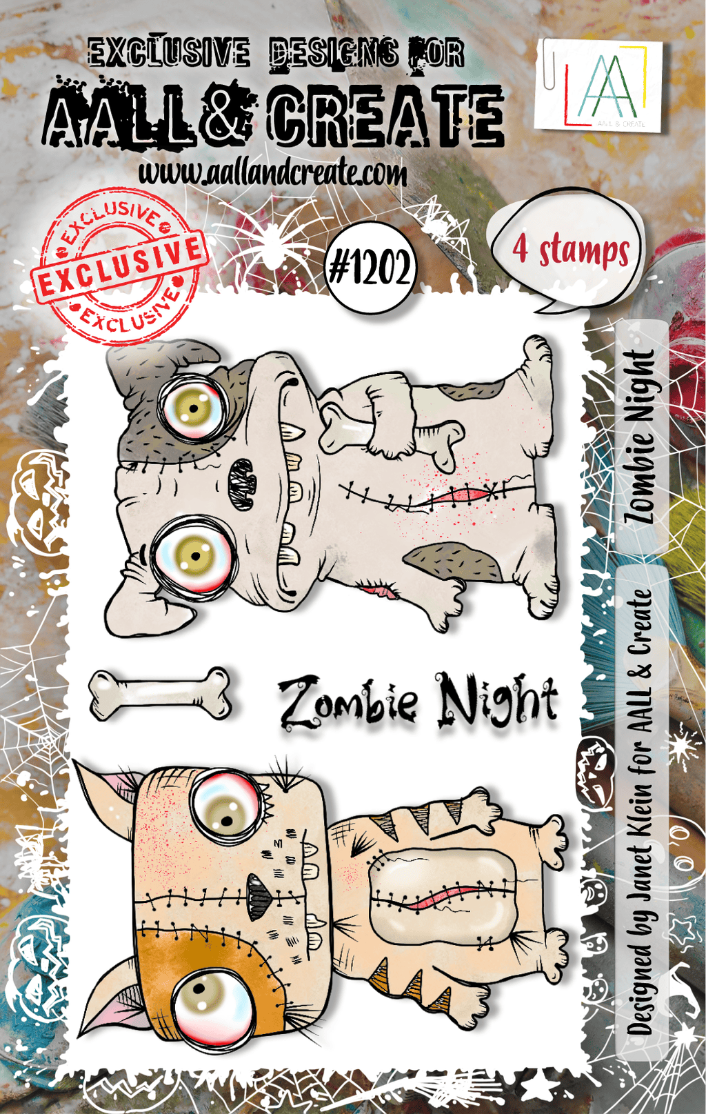 Zombie Night - #1202 - Stamp- August 2024 image 0