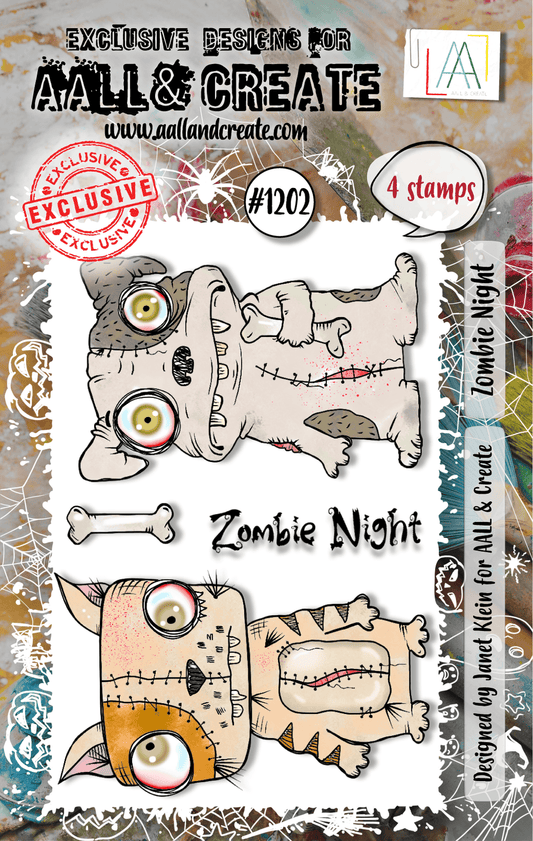 Zombie Night - #1202 - Stamp- August 2024 image 0