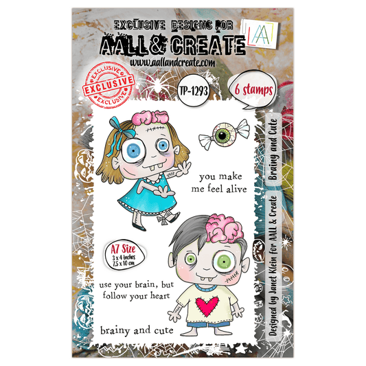 Braing and Cute- #1293- Stamp- August 2025 image 0