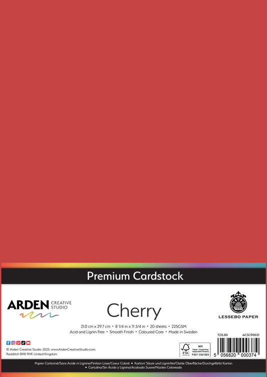 Premium Cardstock-Cherry image 0