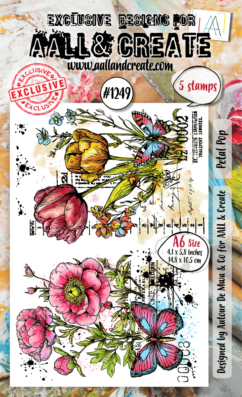 Petal Pop - #1249- Stamp- November 2024 image 0