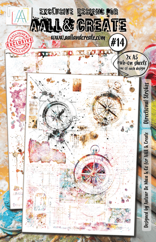 Directional Strokes - #14 -Rub-ons - September 2024 image 0