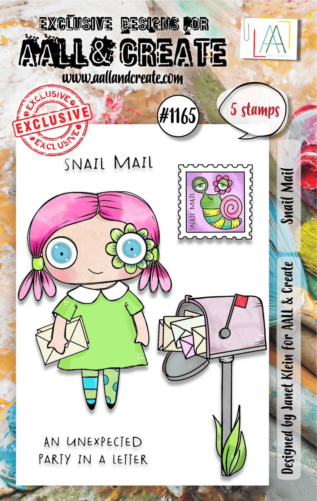 Snail Mail - #1165- A7 Stamp Set - May 2024 image 0