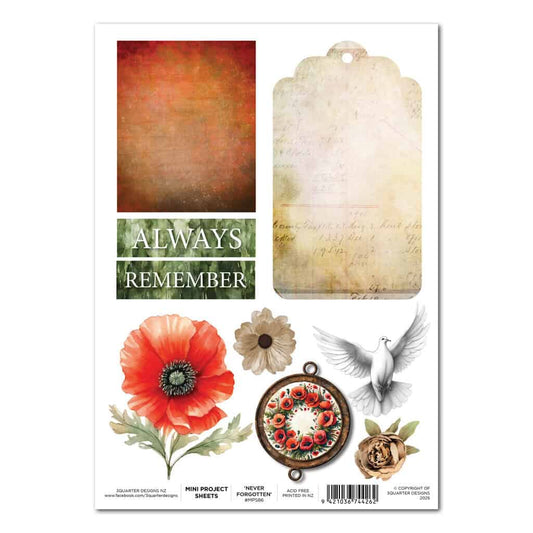 Never Forgotten -Mini Project Sheet - June Release image 0